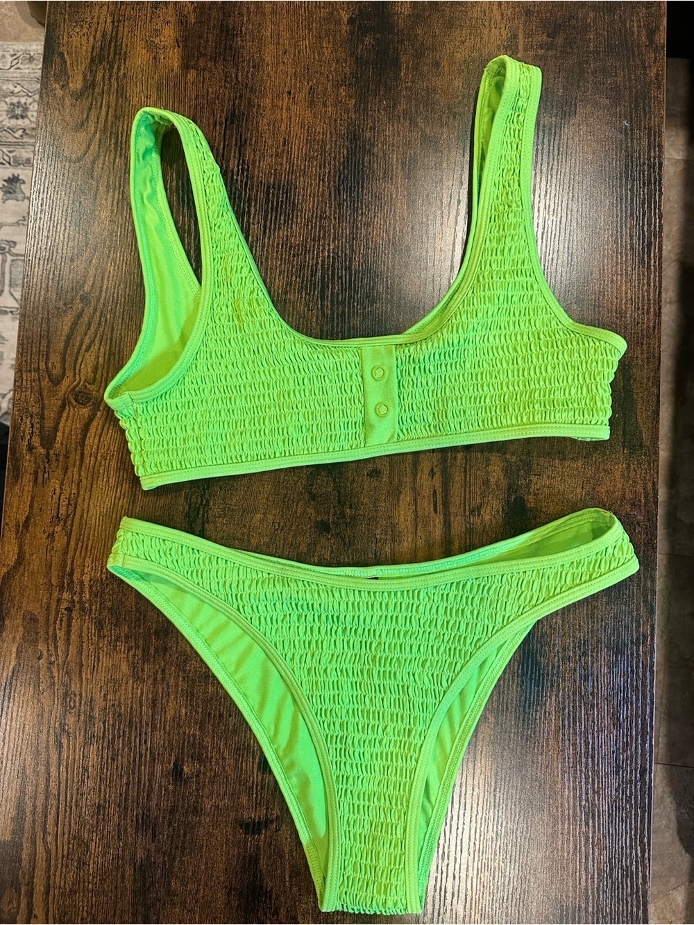 Never Worn Kendall & Kylie Green Bikini Set